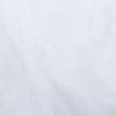 Трикотажное полотно Тюль Кристалл, 100% полиэфир, 16-01/белый, 15гр/м2, шир.160см. - купить в Брянске. Цена 128.39 руб.