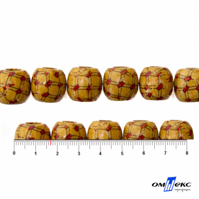 0189-Бусины деревянные "ОмТекс", 17 мм, упак.50+/-3шт - купить в Брянске. Цена: 83.66 руб.