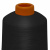Нитки текстурированные кручёные, намот. 15 000 м, цвет чёрный - купить в Брянске. Цена: 239.66 руб.