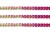 Пайетки "ОмТекс" на нитях, CREAM, 6 мм С / упак.73+/-1м, цв. 89 - розовый - купить в Брянске. Цена: 468.37 руб.