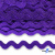 Тесьма вьюнчик 0381-0080, 8 мм/упак.33+/-1м, цвет 9530-фиолетовый - купить в Брянске. Цена: 107.26 руб.