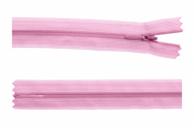 Молния потайная Т3 513, 60 см, капрон, цвет св.розовый - купить в Брянске. Цена: 10.13 руб.