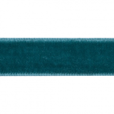 Лента бархатная нейлон, шир.12 мм, (упак. 45,7м), цв.65-изумруд - купить в Брянске. Цена: 392 руб.