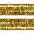 Тесьма с пайетками D16, шир. 20 мм/уп. 25+/-1 м, цвет золото - купить в Брянске. Цена: 786.13 руб.