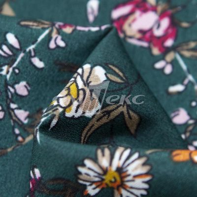 Плательная ткань "Фламенко" 6.1, 80 гр/м2, шир.150 см, принт растительный - купить в Брянске. Цена 241.49 руб.