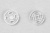 Кнопки пришивные пластиковые 11,5 мм, блистер 24шт, цв.-прозрачные - купить в Брянске. Цена: 59.44 руб.