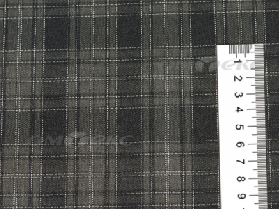 Ткань костюмная клетка 25235 2004, 185 гр/м2, шир.150см, цвет серый/бел - купить в Брянске. Цена 