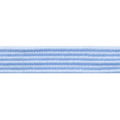 Резиновые нити с текстильным покрытием, шир. 6 мм ( упак.30 м/уп), цв.- 108-голубой - купить в Брянске. Цена: 155.22 руб.